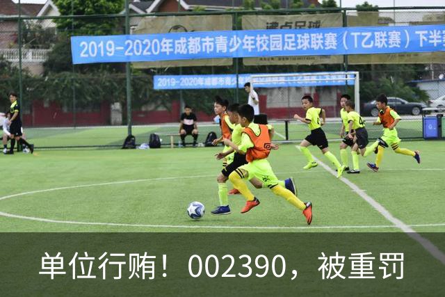 单位行贿！002390，被重罚